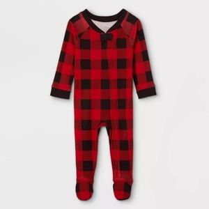 Baby Holiday Buffalo Plaid Pajamas